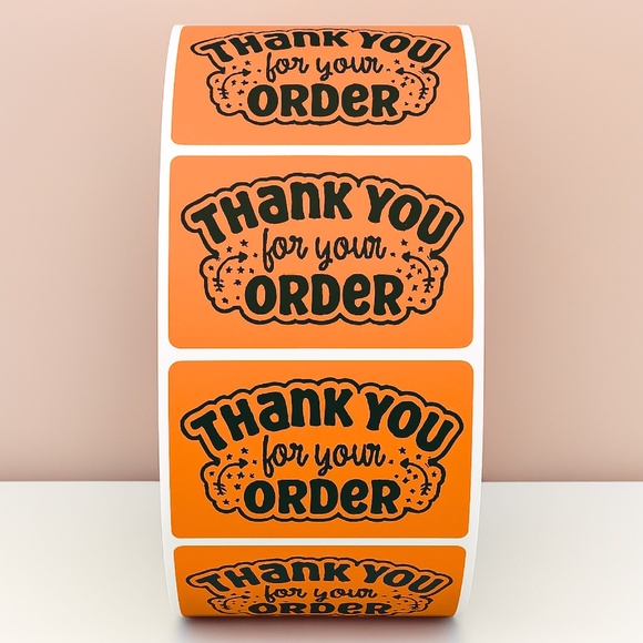 Thank You For Your Order Stickers Labels Packaging Small Business - Picture 8 of 11